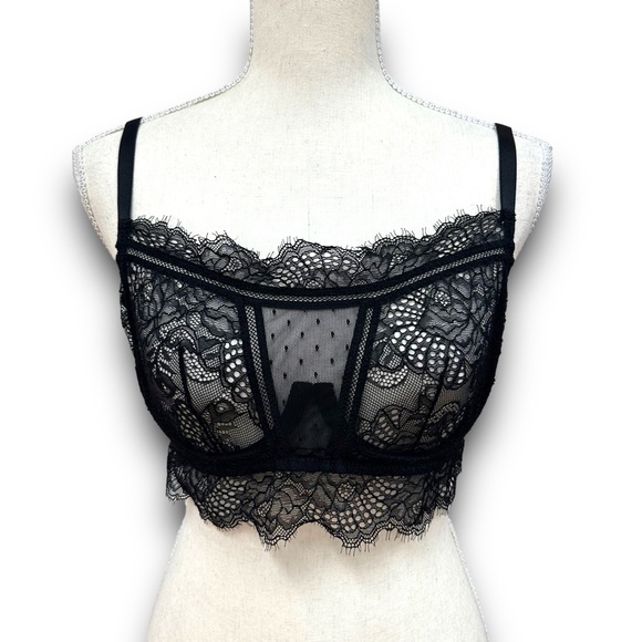 Thistle and Spire Amore Black Lace Bralette - Picture 2 of 7